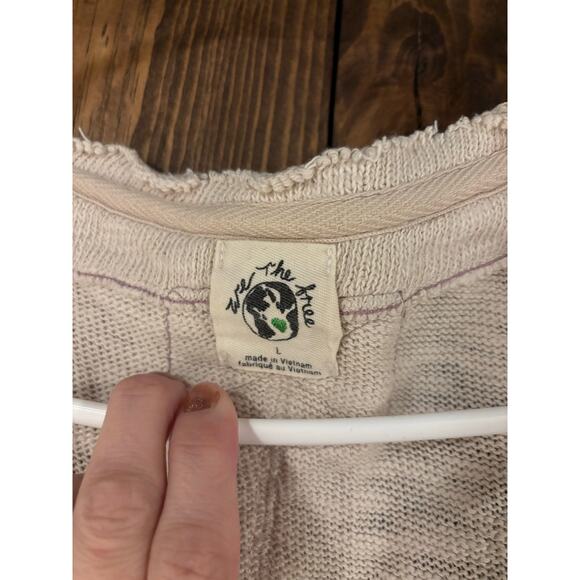 Free People Cream Blouse - Picture 6 of 6